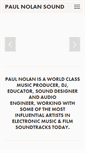 Mobile Screenshot of paulnolansound.com